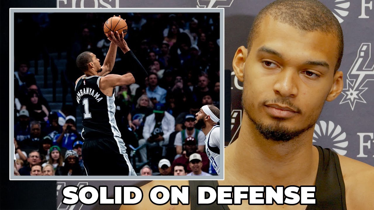 Victor Wembanyama on Solid Defense and Offense Down the Stretch