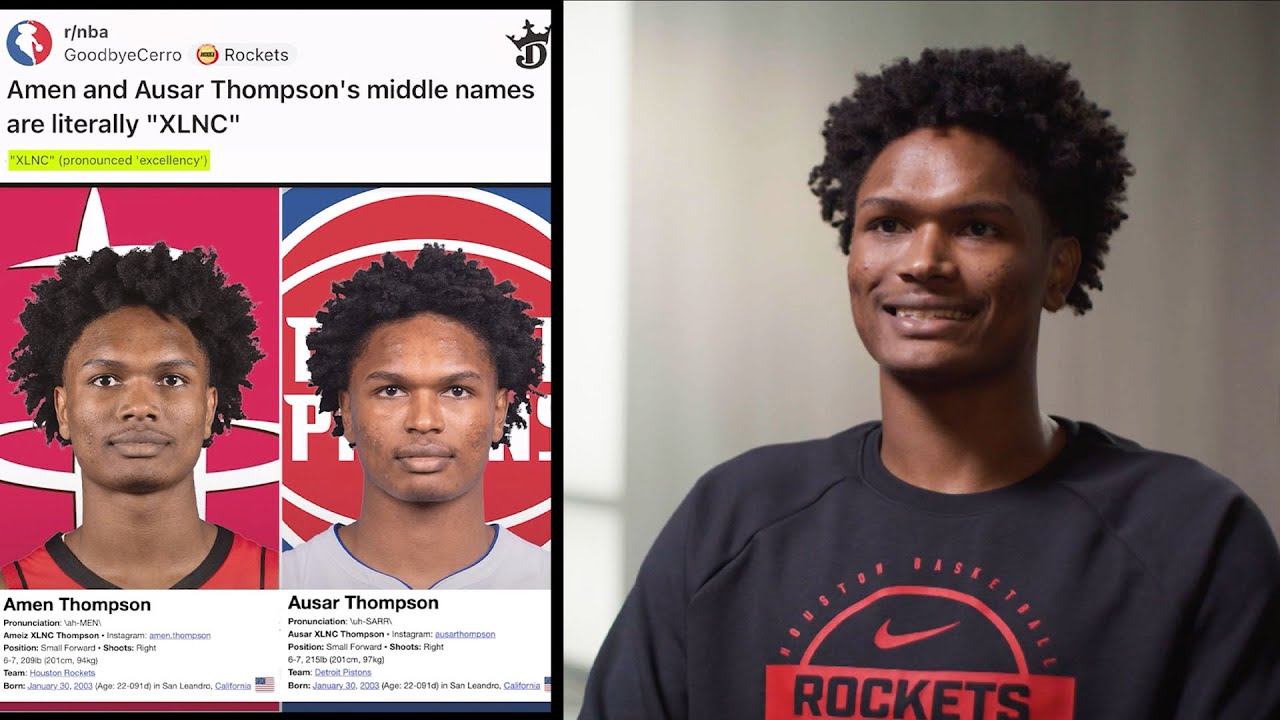 An Inside Look at Rockets Rising Star Amen Thompson 🚀