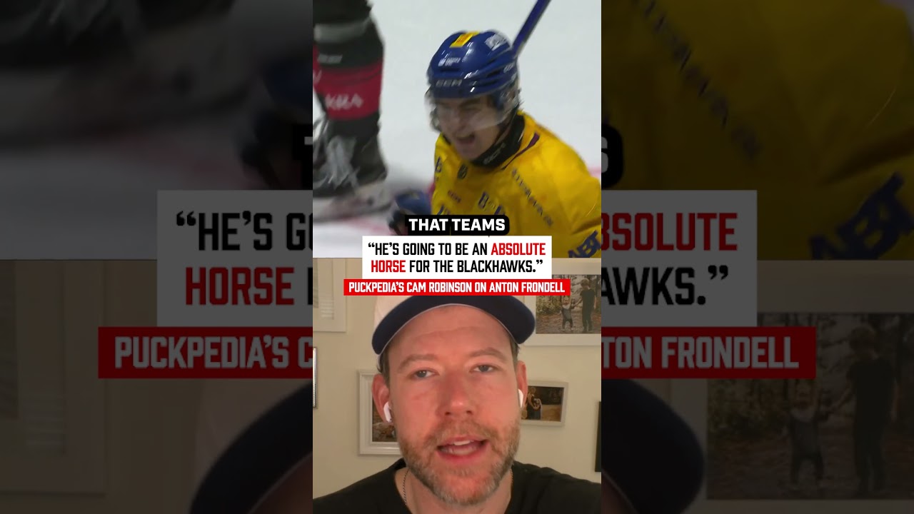 Blackhawks’ Fans CAN'T WAIT for Anton Frondell to Get to Chicago💪👀