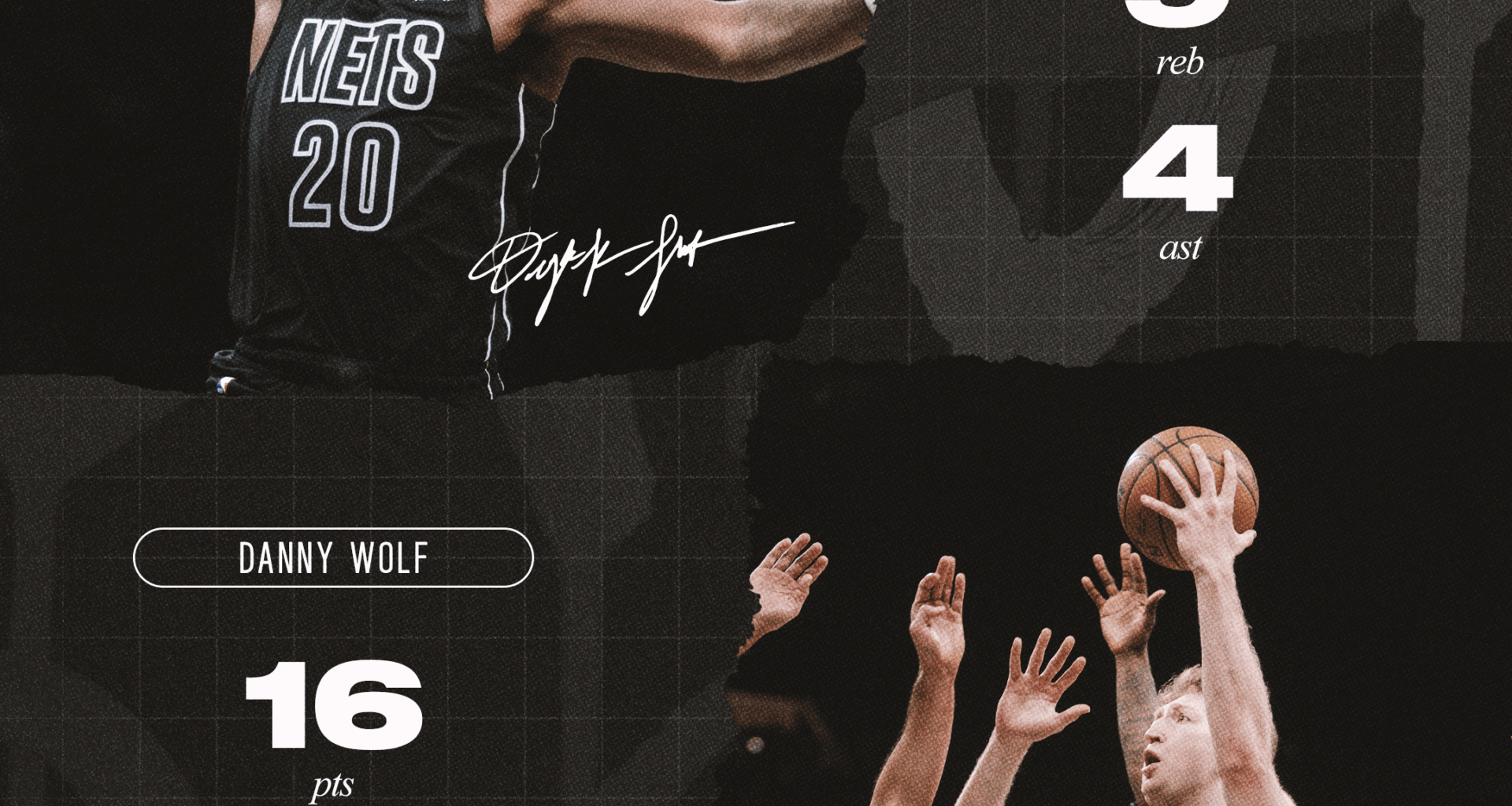 First duo in Nets history to both record at least 16 PTS, 7 REB and 4 AST off the bench in the same game.