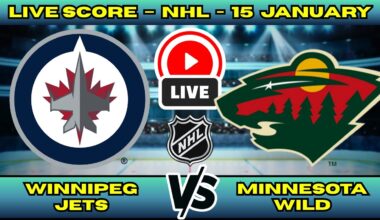 🔴 Winnipeg Jets vs Minnesota Wild | NHL PLAY BY PLAY | Live Score Update January 15