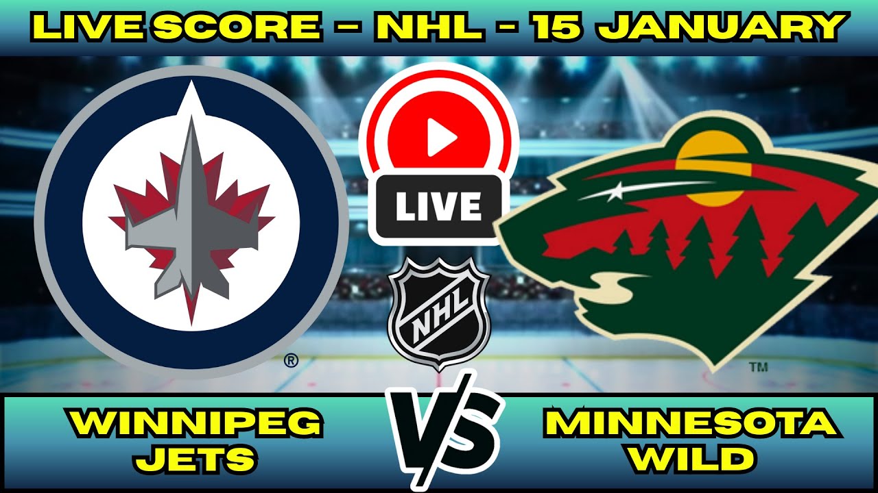 🔴 Winnipeg Jets vs Minnesota Wild | NHL PLAY BY PLAY | Live Score Update January 15