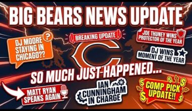 🚨Bears Update: DJ Moore STAYING? Big News on Bears Comp Picks🚨