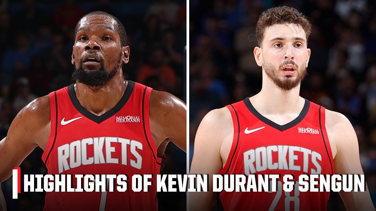 ROCKETS HAVE LIFTOFF 🚀 Alperen Sengun TRIPLE-DOUBLE & KD ignite Houston over OKC | NBA on ESPN