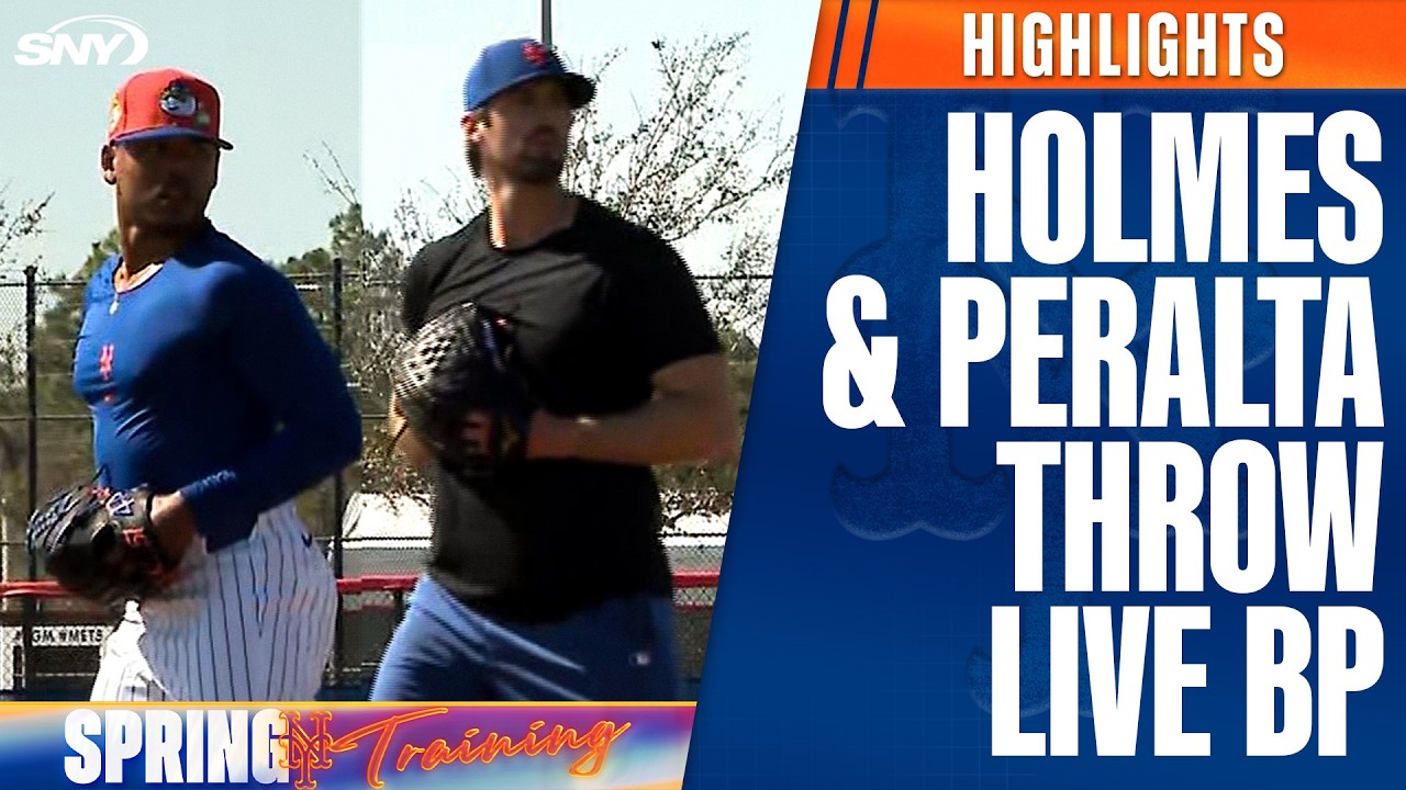 Mets' starters Clay Holmes and Freddy Peralta take the mound against live hitters in Port St. Lucie