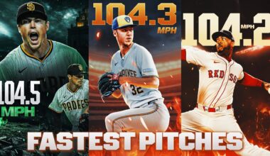 The fastest pitches thrown during the 2025 MLB season! 🔥 (Flamethrowers Miller, Chapman AND MORE!)