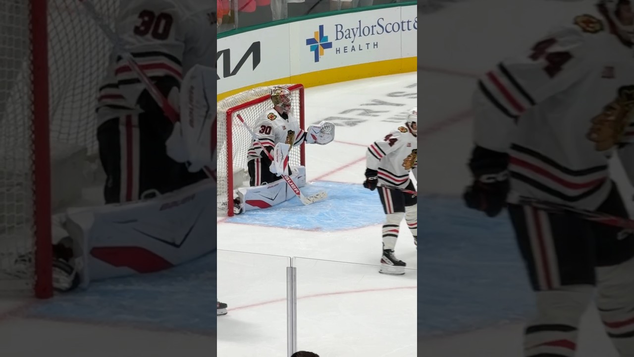 Interesting way to do it… #goaliegearsnob #chicagoblackhawks #spencerknight