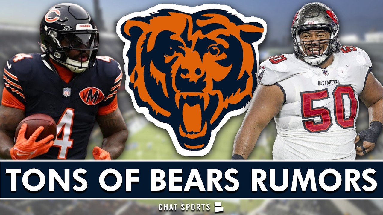 TONS Of Chicago Bears Rumors: Vita Vea Trade? Cut D’Andre Swift & Dayo Odeyingbo?