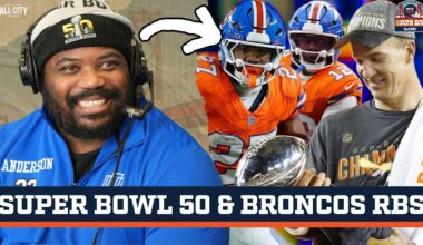 CJ Anderson HONEST About Broncos RBs, Bo Nix Compared to Manning, BEST Super Bowl 50 Memories & More
