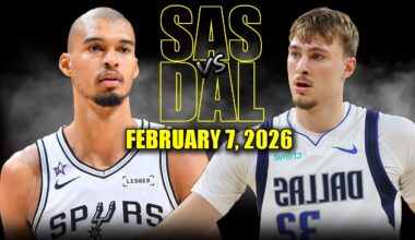 San Antonio Spurs vs Dallas Mavericks Full Game Highlights – February 7, 2026 | NBA Season