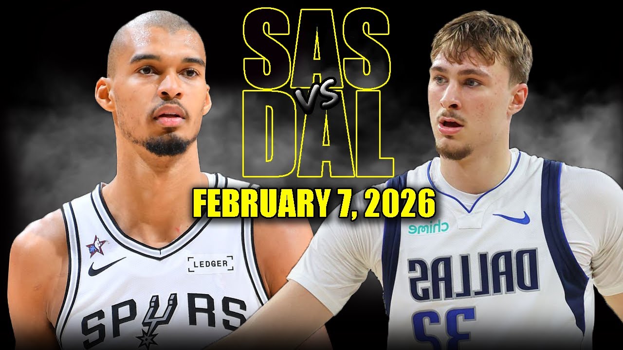 San Antonio Spurs vs Dallas Mavericks Full Game Highlights – February 7, 2026 | NBA Season