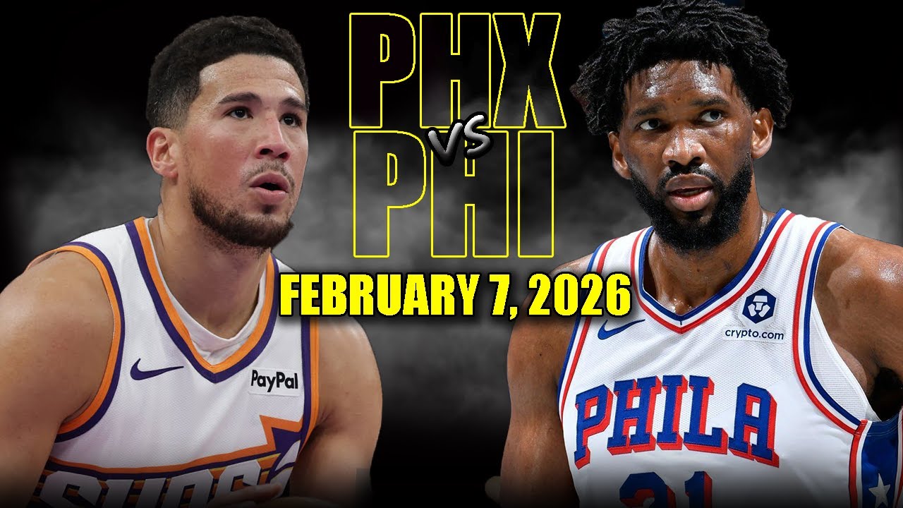Phoenix Suns vs Philadelphia 76ers Full Game Highlights – February 7, 2026 | NBA Season
