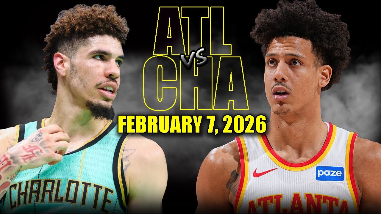 Atlanta Hawks vs Charlotte Hornets Full Game Highlights – February 7, 2026 | NBA Season