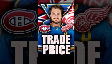 HABS & RED WINGS TRADE UPDATE: ROBERT THOMAS TRADE PRICE IS ASTRONOMICALLY HIGH…