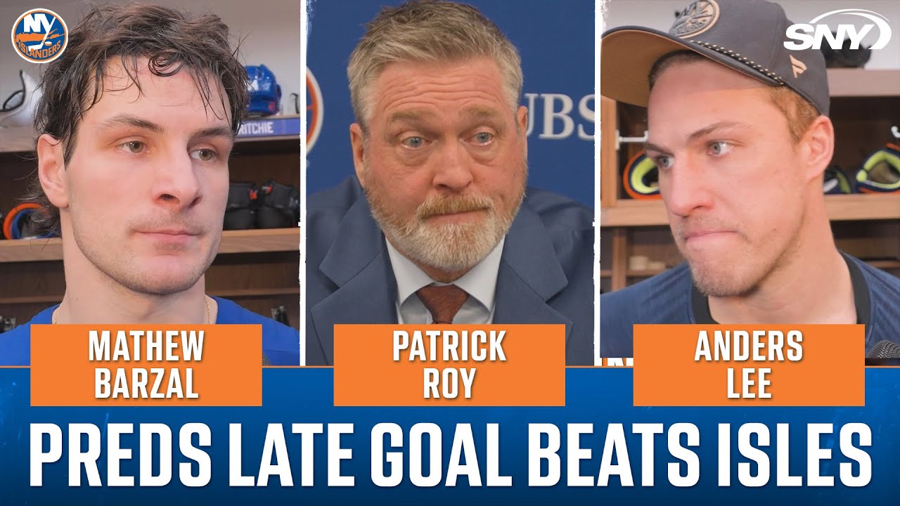 Islanders burned by late Nashville goal in disappointing home loss