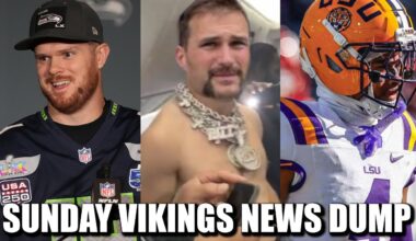 Minnesota Vikings News Dump (2.8.2026) | Super Bowl, Kurt Cousins Reunion, SkoLSU
