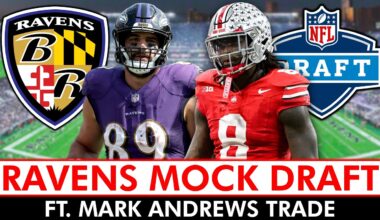 NEW Baltimore Ravens Mock Draft Ft. A BLOCKBUSTER Mark Andrews Trade