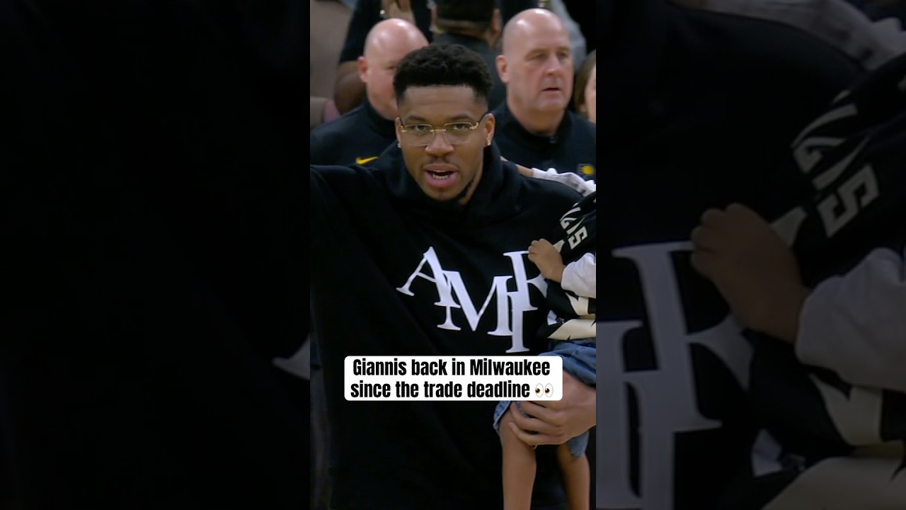 Giannis happy to be back 👏