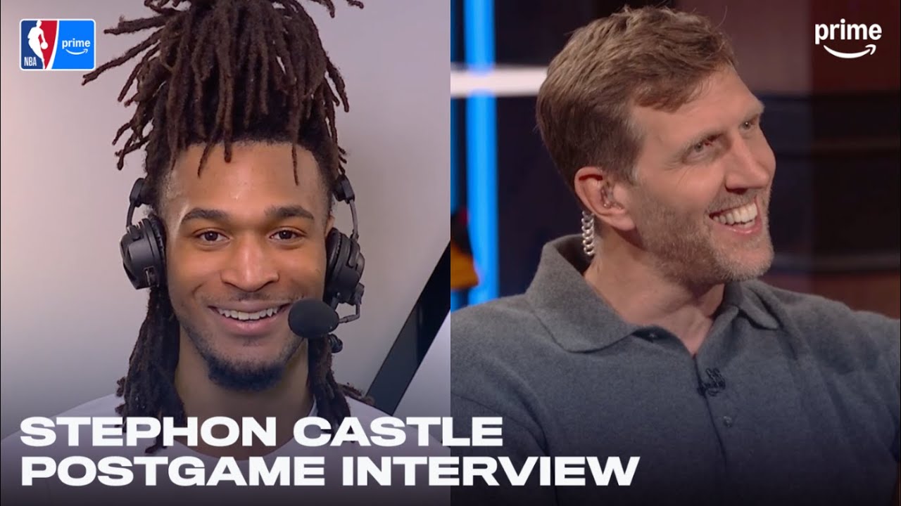 Stephon Castle Breaks Down Historic 40-Point Triple-Double vs. Mavs | NBA on Prime