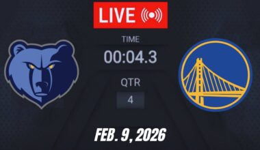 NBA LIVE! Golden State Warriors vs Memphis Grizzlies | February 9, 2026 | 2026 NBA Season Live 2K