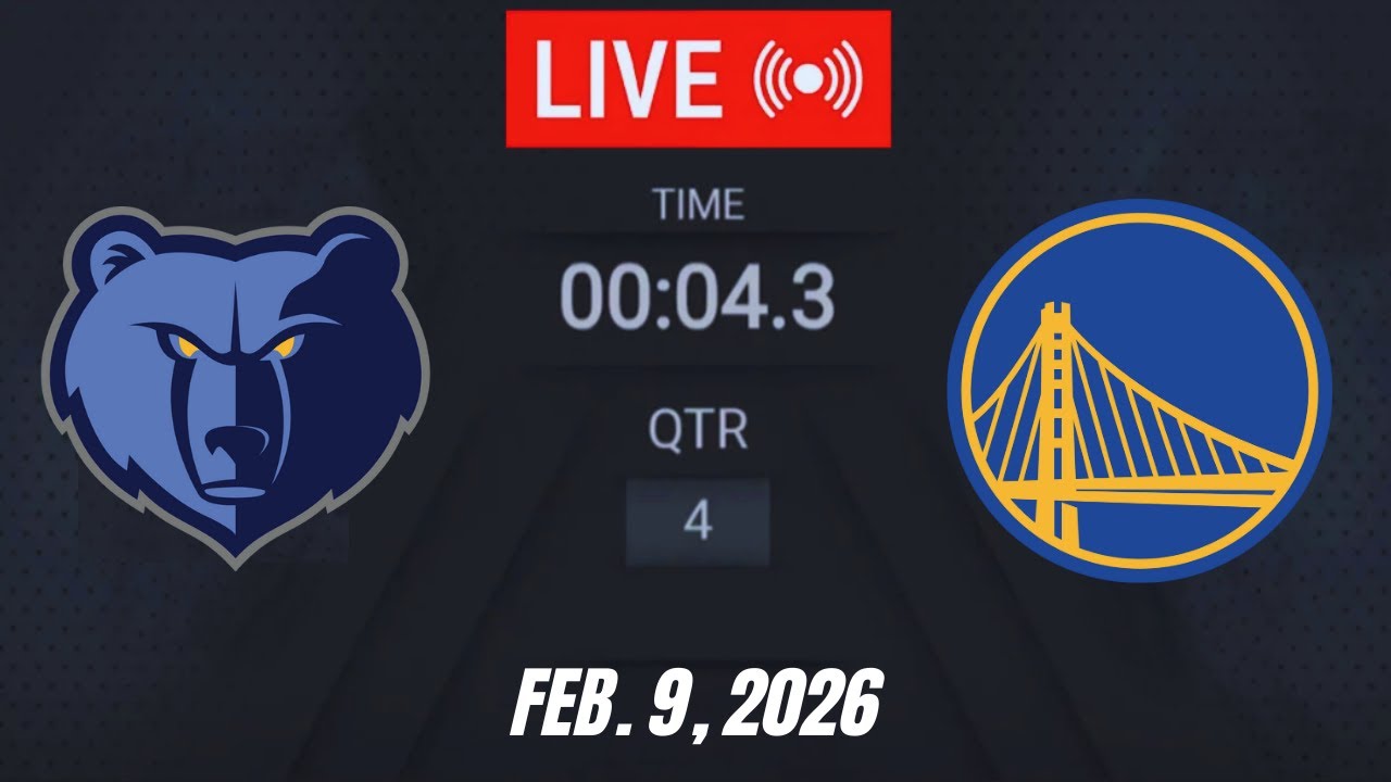NBA LIVE! Golden State Warriors vs Memphis Grizzlies | February 9, 2026 | 2026 NBA Season Live 2K