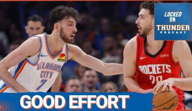 OKC Thunder Lack Execution in Loss to Rockets | Jared McCain Debuts | Cason Wallace Has Big Night