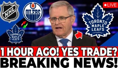 URGENT! MORE NEWS JUST RECEIVED! NHL CONFIRMS TRADE RUMORS! MAPLE LEAFS NEWS TODAY
