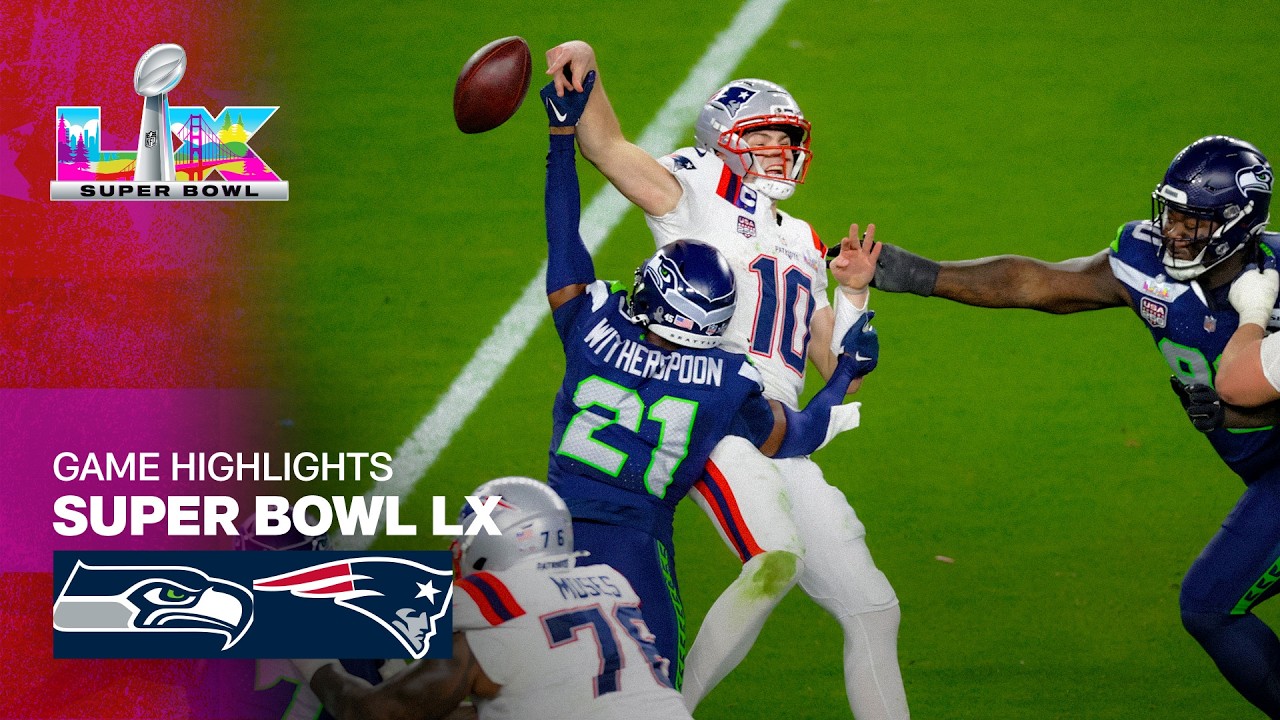 Seattle Seahawks vs New England Patriots | Super Bowl LX Game Highlights
