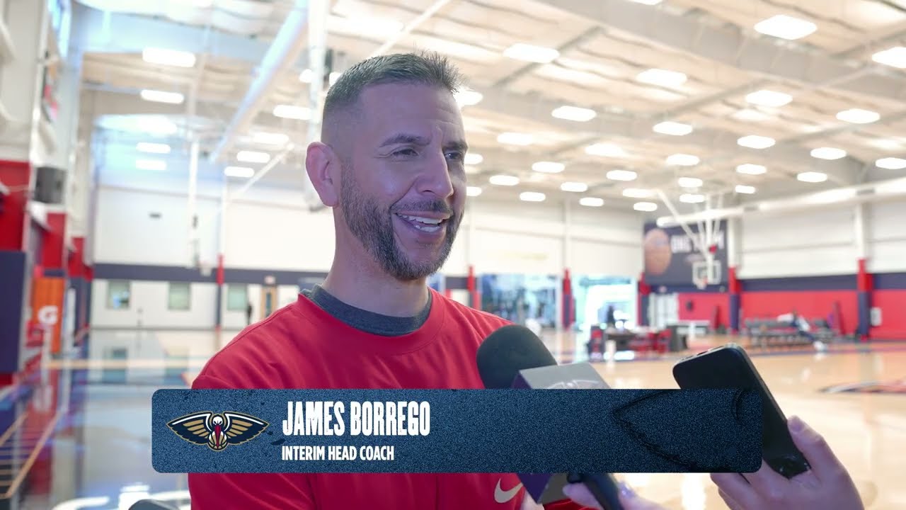 James Borrego on win in Minnesota, team chemistry | Pelicans Practice 2/8/26