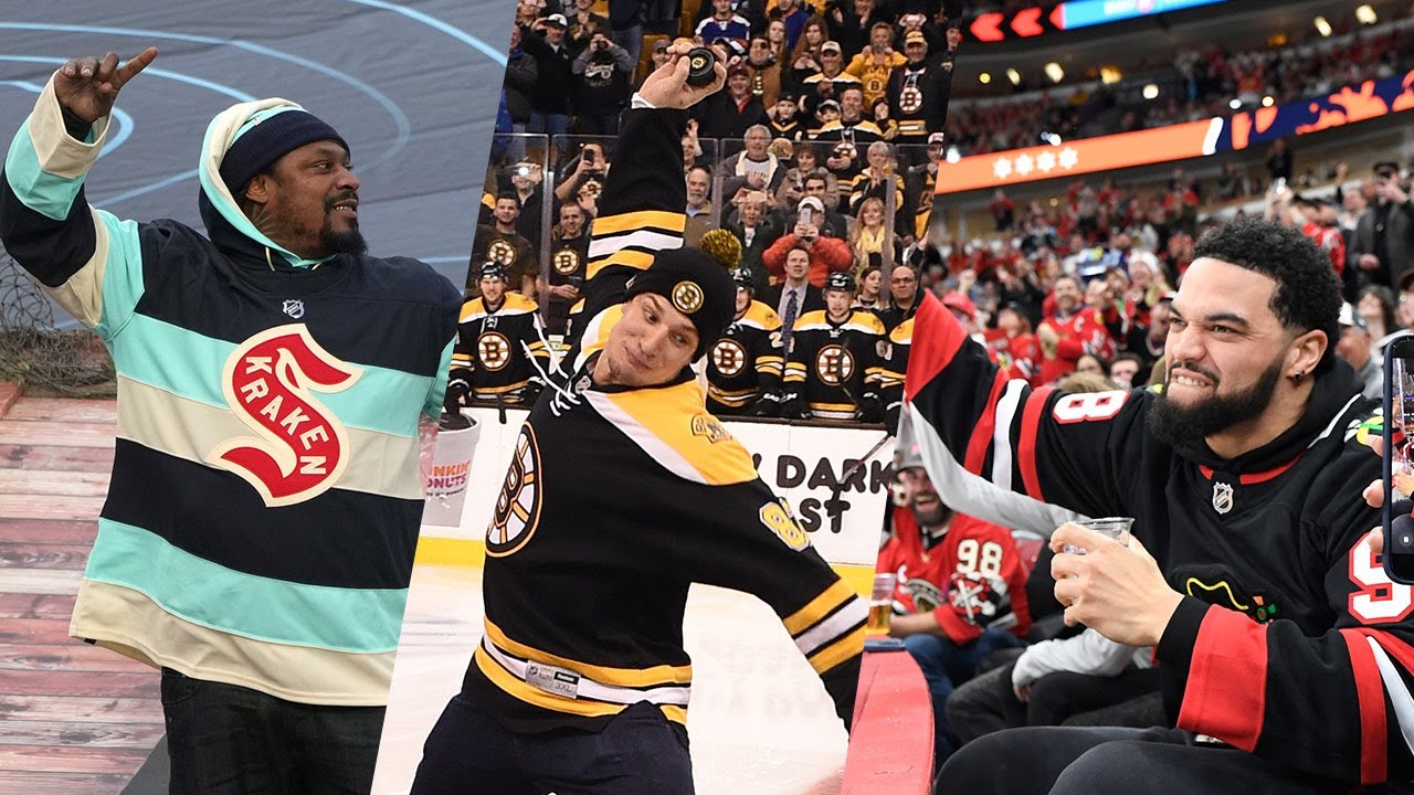 NFL Players at NHL Games