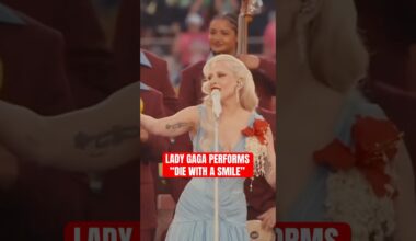 Lady Gaga  beautifully performs “Die with a Smile” at the Benito Bowl