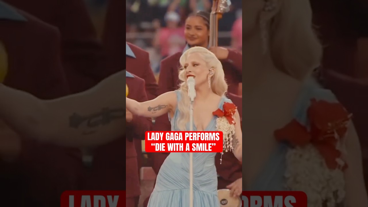 Lady Gaga  beautifully performs “Die with a Smile” at the Benito Bowl