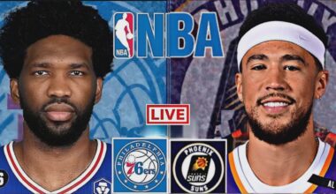 LIVE: PHILADELPHIA 76ERS vs PHOENIX SUNS | NBA | PLAY BY PLAY | SCOREBOARD