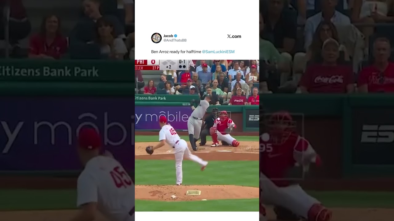 Do we think Ben Rice is gonna be jamming during halftime to Bad Bunny😂#Yankees #BenRice #badbunny