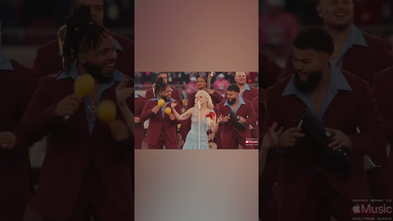 LADY GAGA PERFORMS "DIE WITH A SMILE" AT SUPER BOWL LX