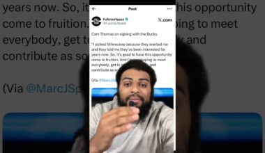 BREAKING! The real reason why cam Thomas signed with the Milwaukee bucks 👀