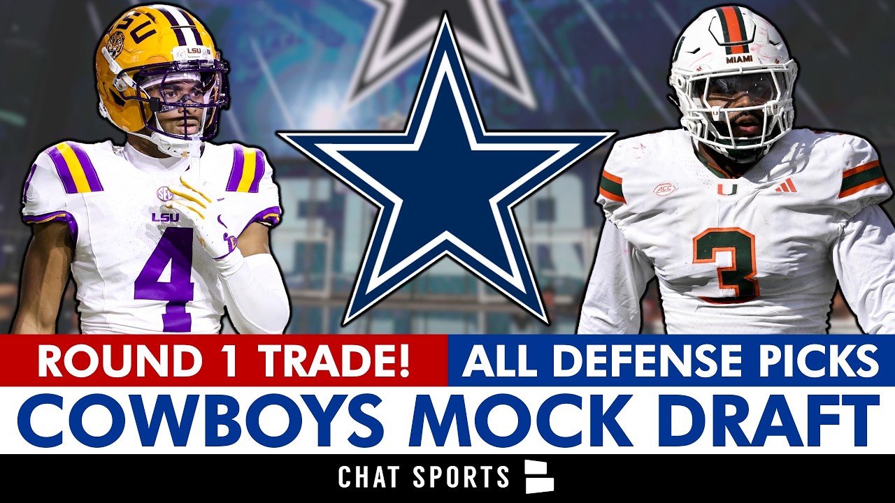 Cowboys Mock Draft: 2026 7-Round Draft Picks For Dallas Cowboys Ft. A Trade In Round 1