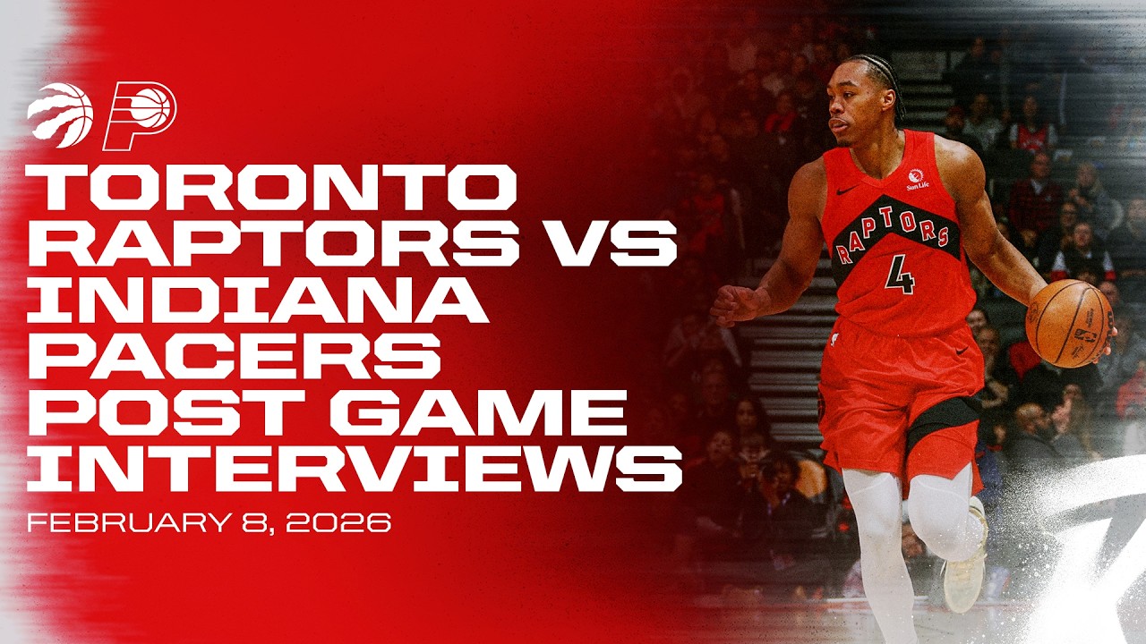 Toronto Raptors Full Media Availability | Post Game vs Pacers | February 08, 2026
