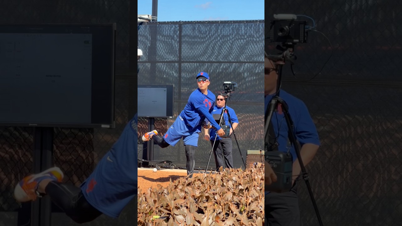 Sound on for Kodai Senga 🔊 #baseball #mets #kodaisenga #mlb #springtraining