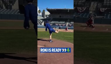 We're so back ⚾ (Dodgers' Roki Sasaki back and throwing!)