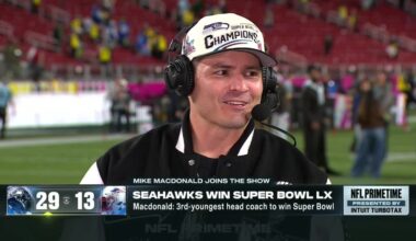 Mike Macdonald praises Seahawks' coaching staff & players after Super Bowl victory 👏 | NFL PrimeTime