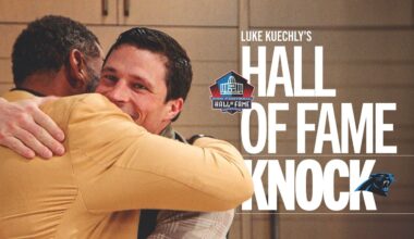 Luke Kuechly Gets "The Knock" to join the Pro Football Hall of Fame | Carolina Panthers
