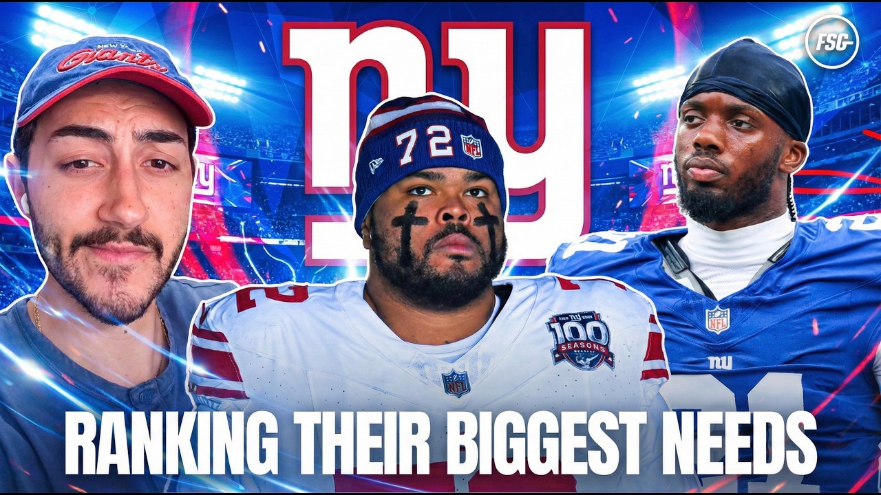 Ranking the Giants’ 3 BIGGEST Needs This Offseason