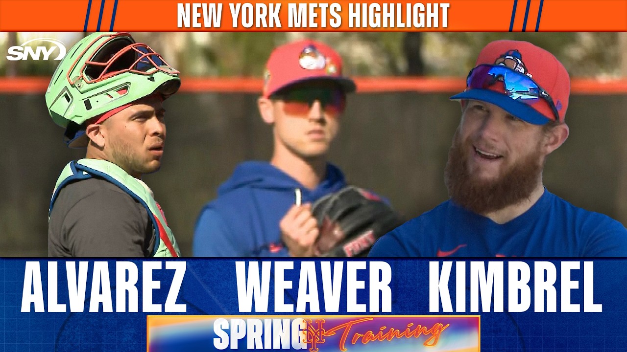 Luke Weaver, Francisco Alvarez, and Craig Kimbrel Mets Spring Training Highlights