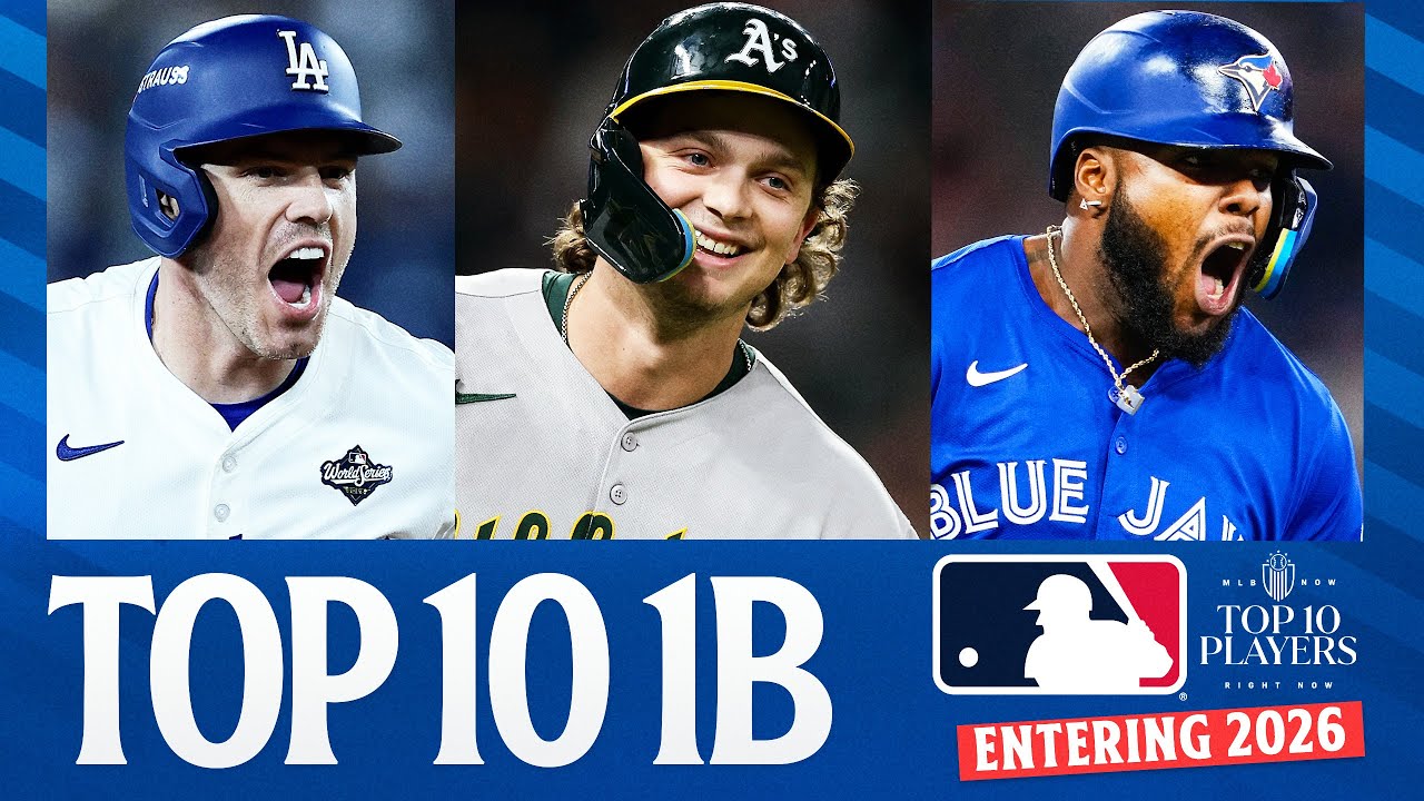 Ranking the Top 10 1B in MLB entering 2026! (Who is the best right fielder in baseball right now?)