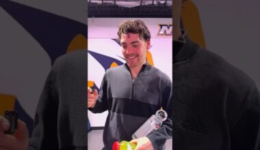 Mini Mic: Asking players to name a famous person with a mustache #predsnhl