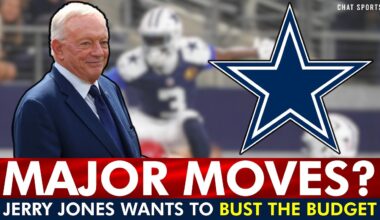 Jerry Jones HINTS At MAJOR Offseason Moves With “Busting The Budget” Claims