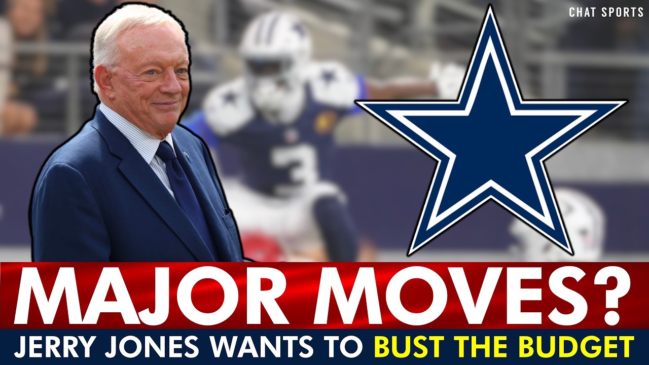 Jerry Jones HINTS At MAJOR Offseason Moves With “Busting The Budget” Claims
