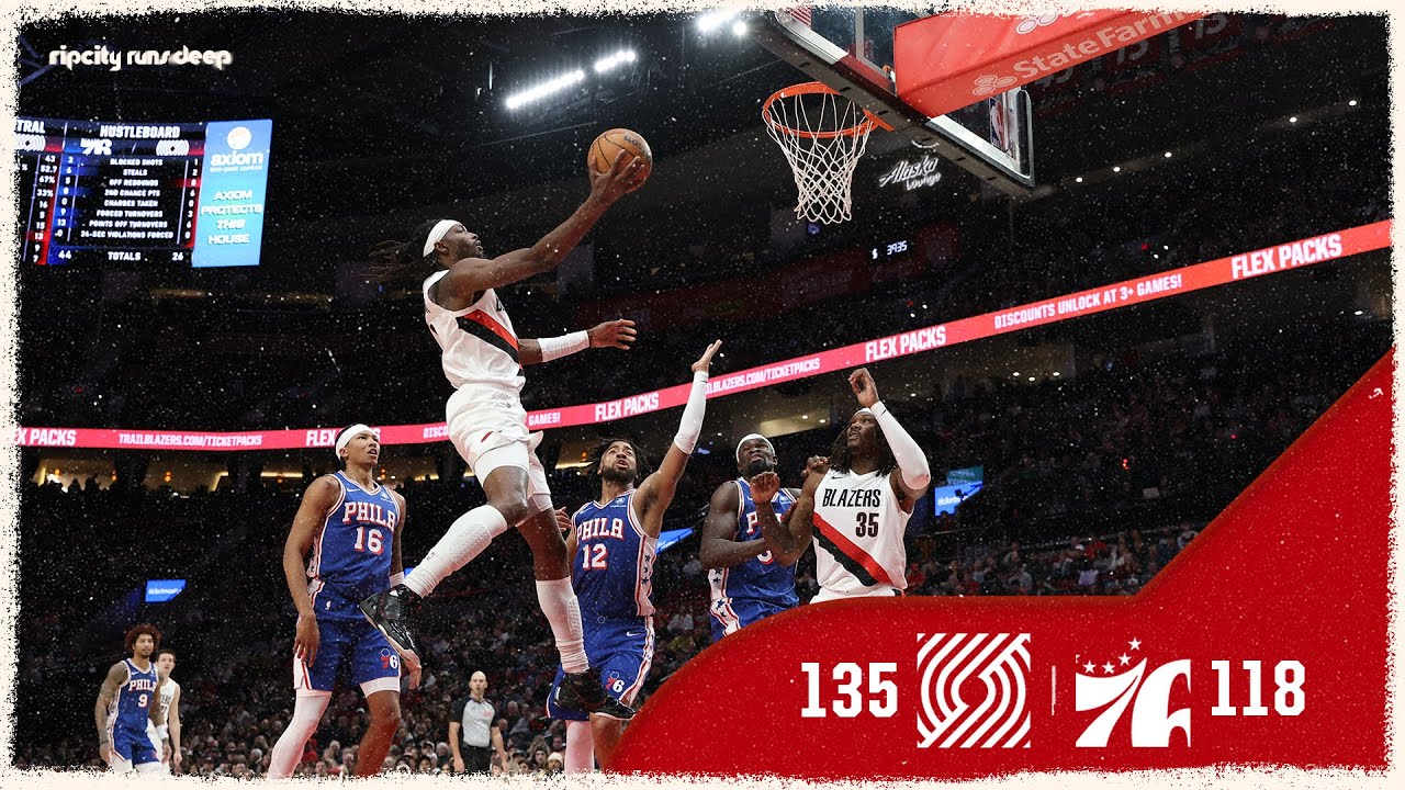 Portland Trail Blazers Put Up A Big Win vs Philadelphia 76ers | February 9, 2026