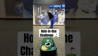 The Toronto Blue Jays Hole-In-One Challenge 🏌️‍♂️#MLB #BlueJays #Toronto #Golf